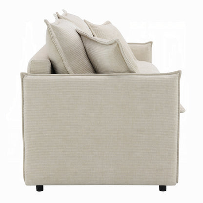 Canapé-lit Faro avec rangement - Beige