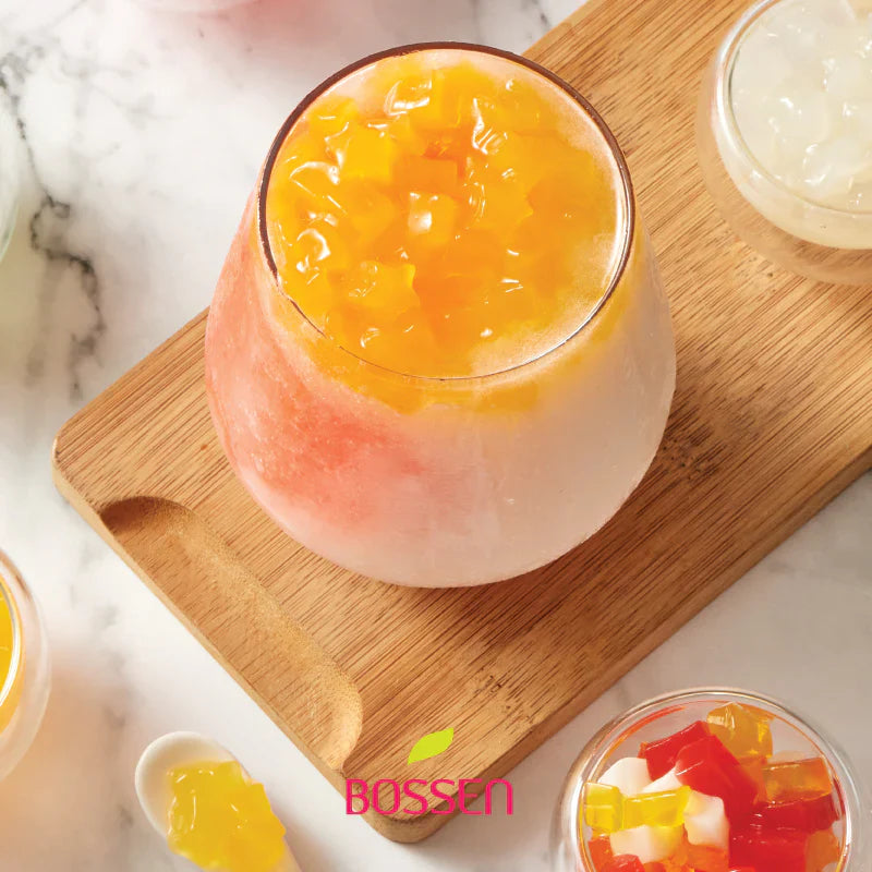 Gelée étoilée à la mangue | Gelée de noix de coco | Polyvalent | Garniture pour thé aux perles | Garniture pour crème glacée | Service alimentaire Canada | Livraison gratuite partout au Canada pour les commandes de plus de 199 CAD