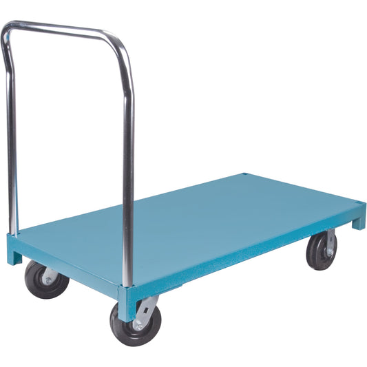 Chariot plate-forme, 152,4 cm L x 76,2 cm l, capacité de 590 kg, roulettes en nylon