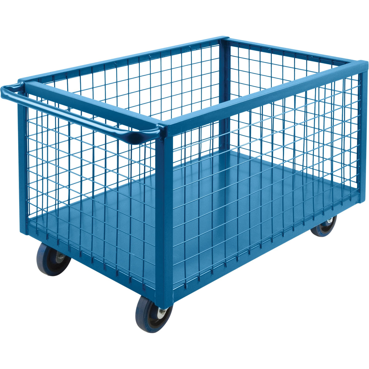 Camionnette à Treillis Métallique, Acier, 99 cm L x 61 cm l x 80 cm H, 0,34 m³ Volume, 544 kg Capacité