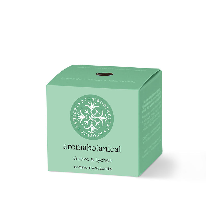Mini Guava Lychee Candle with Exotic Scent by Aromabotanical