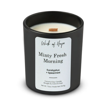 Bougie matin fraîcheur mentholée | Eucalyptus + Menthe verte