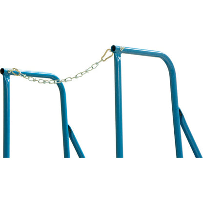 Trailer Access Rolling Ladder with Rails, 5 Steps, 22" Step Width, 46" Platform Height, Steel
