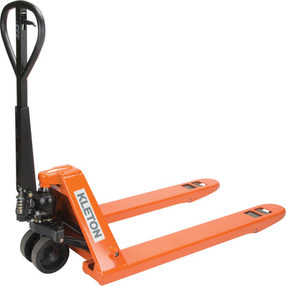 Super Heavy-Duty Manual Pallet Trucks, Steel, 48" L x 27" W, 11000 lbs. Capacity