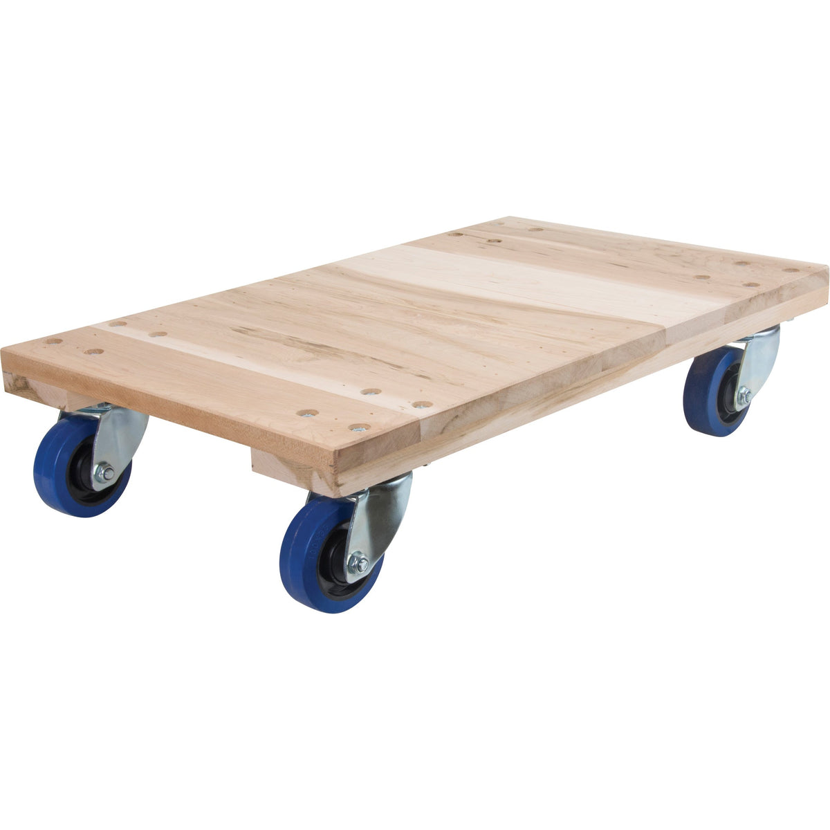 Diables en bois massif renforcés, roues en caoutchouc, capacité de 635 kg, 45,7 cm l x 61 cm P x 17,8 cm H