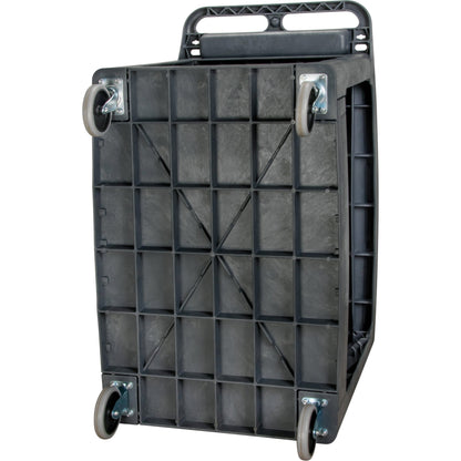 Flat-Shelf Utility Service Cart, 2 Tiers, 25-1/4" x 32-1/4" x 44", 550 lbs. Capacity