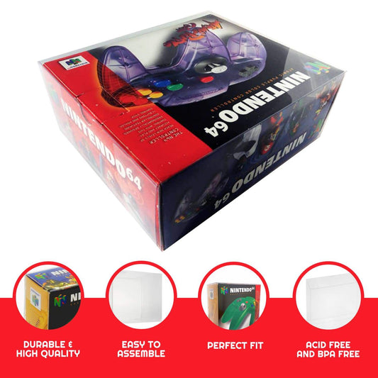 Nintendo 64 Controller Box EVORETRO Protector 0.40MM Pack of 1