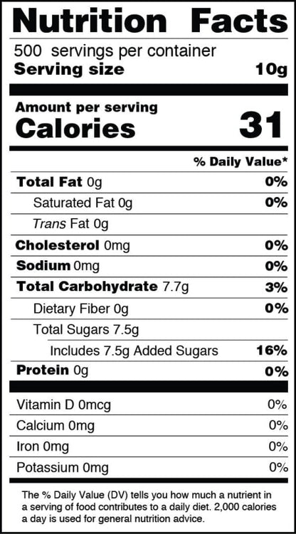 Fructose (5kg) | Sweetener | Bossen Canada | Ships Free Within Canada on Orders Above CAD $199