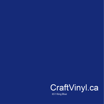 Vinyle Oracal 651 Brillant Bleu roi #049