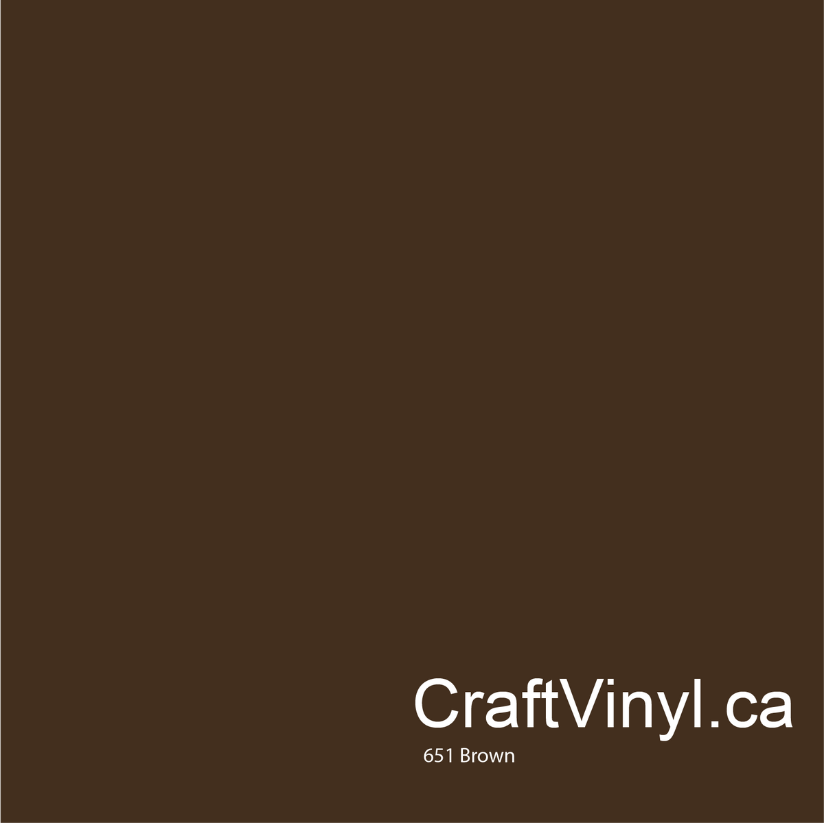 Oracal 651 Glossy Brown Vinyl #080 sheets and rolls