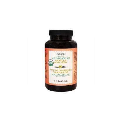 Organic Madagascar Vanilla Bean Paste - 4 oz. - 16 oz. - 1 Gallon - 5 Gallons - Ships Free Within Canada on Orders Above CAD $199