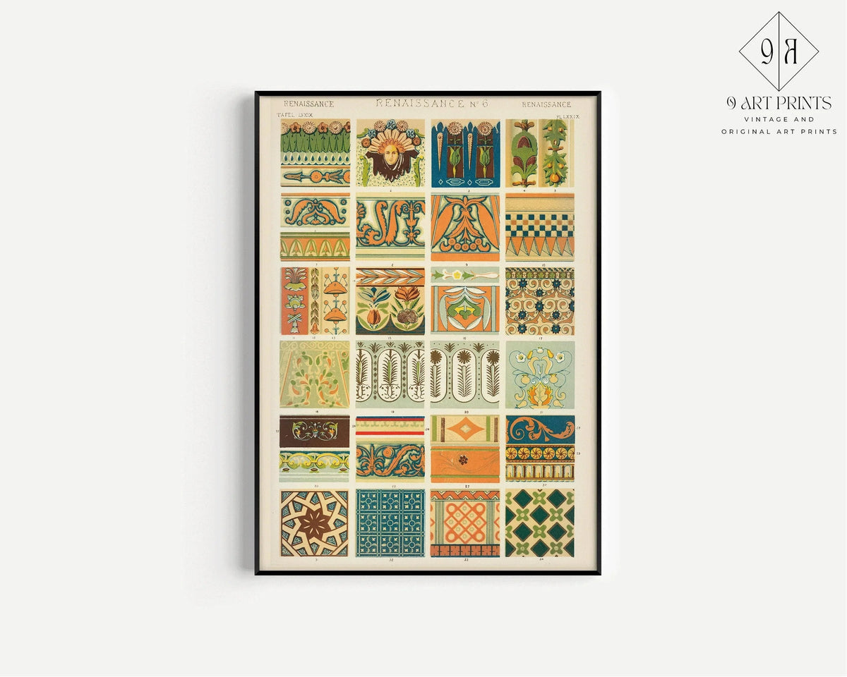 Owen Jones | TRIO DÉCLARATION | Art à motifs vintage Disponible encadré ou non encadré