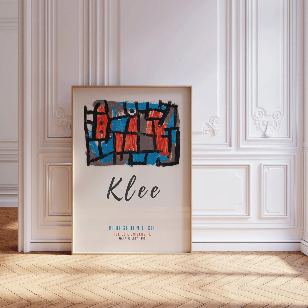 Paul Klee - The Hour Before One Night | Modern Art Exhibition Poster (available handframed or unframed)