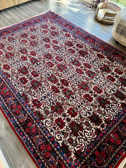 Persian Bidjar Halvai Rug | 7' 3" x 10' 10"