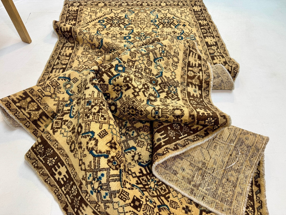 Persian Hosseinabad Runner Rug | 3' 8” x 10' 2"