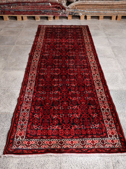 Persian Nanaj Runner Rug | 3' 5” x 10'