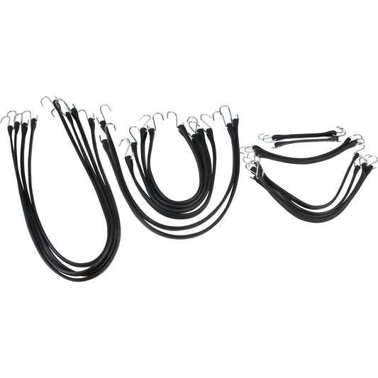 Rubber Tie Down Set, 9"