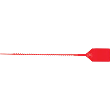 Standard-Duty Security Seal, 9", Plastic, Plastic Seal