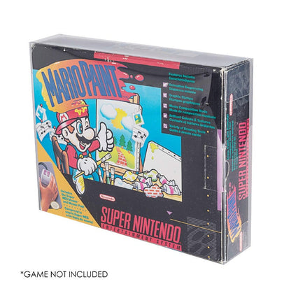 Nintendo SNES Mario Paint Big Box EVORETRO PET Protectors - Pack of 1