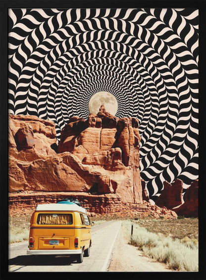Art mural The Real Road Trip
