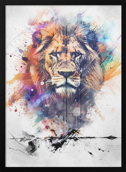 Décoration murale Affiche Lion Art 04