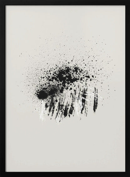 Wall art Brush splatters #3