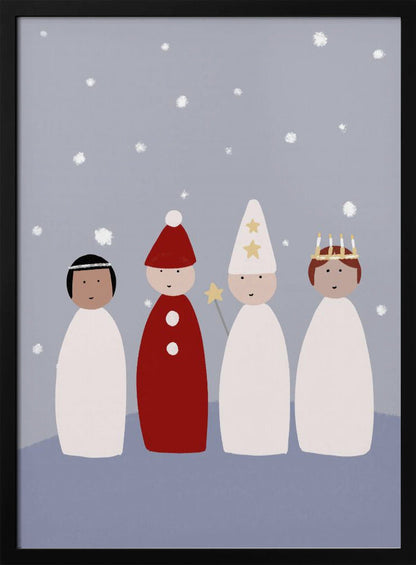 Wall art Swedish Lucia Canvas Print