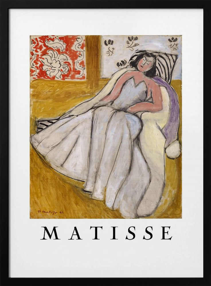 Wall art Jeune Femme à La Pelisse Blanche
