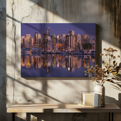 Wall art Glowing Vancouver
