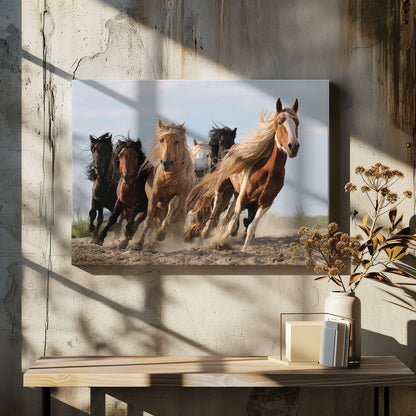 Wall art Lucky Six Horses