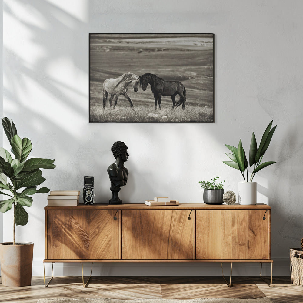 Wall art close encounter