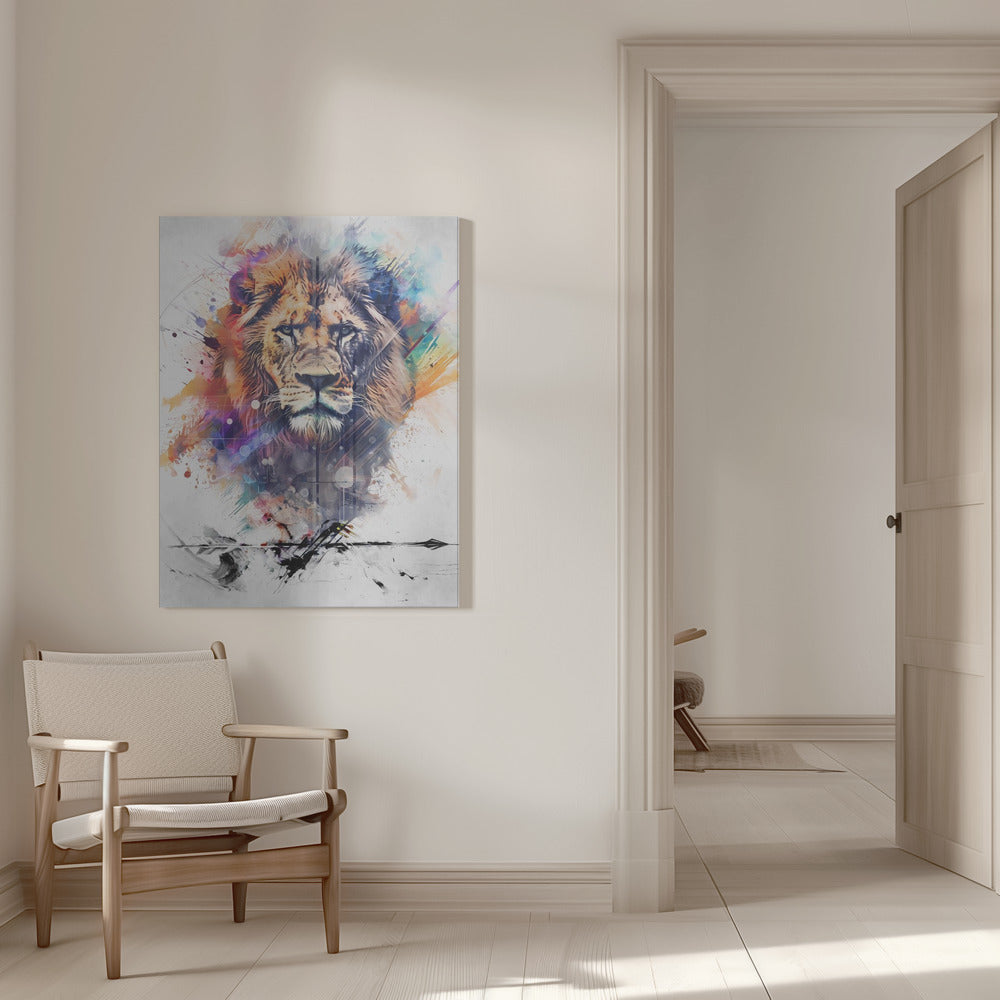Décoration murale Affiche Lion Art 04