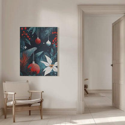 Wall art Christmas Evening Canvas Print