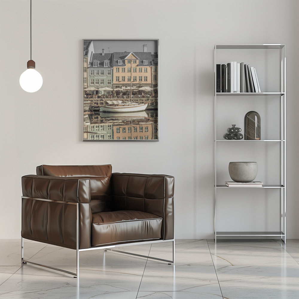 Wall art COPENHAGEN VINTAGE Quiet Nyhavn