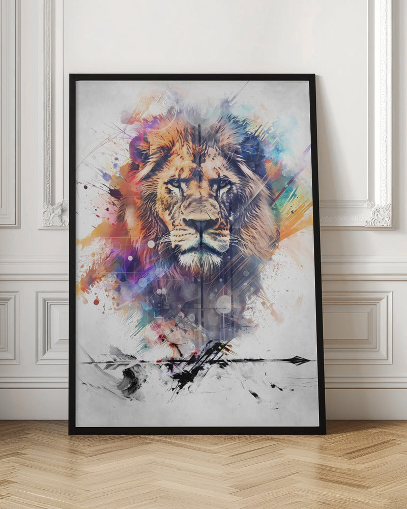 Décoration murale Affiche Lion Art 04