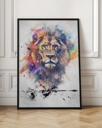 Décoration murale Affiche Lion Art 04
