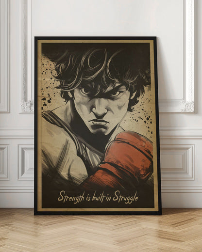 Wall art Strength Is Built In Struggle