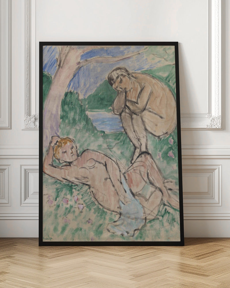 Wall art Baigneurs