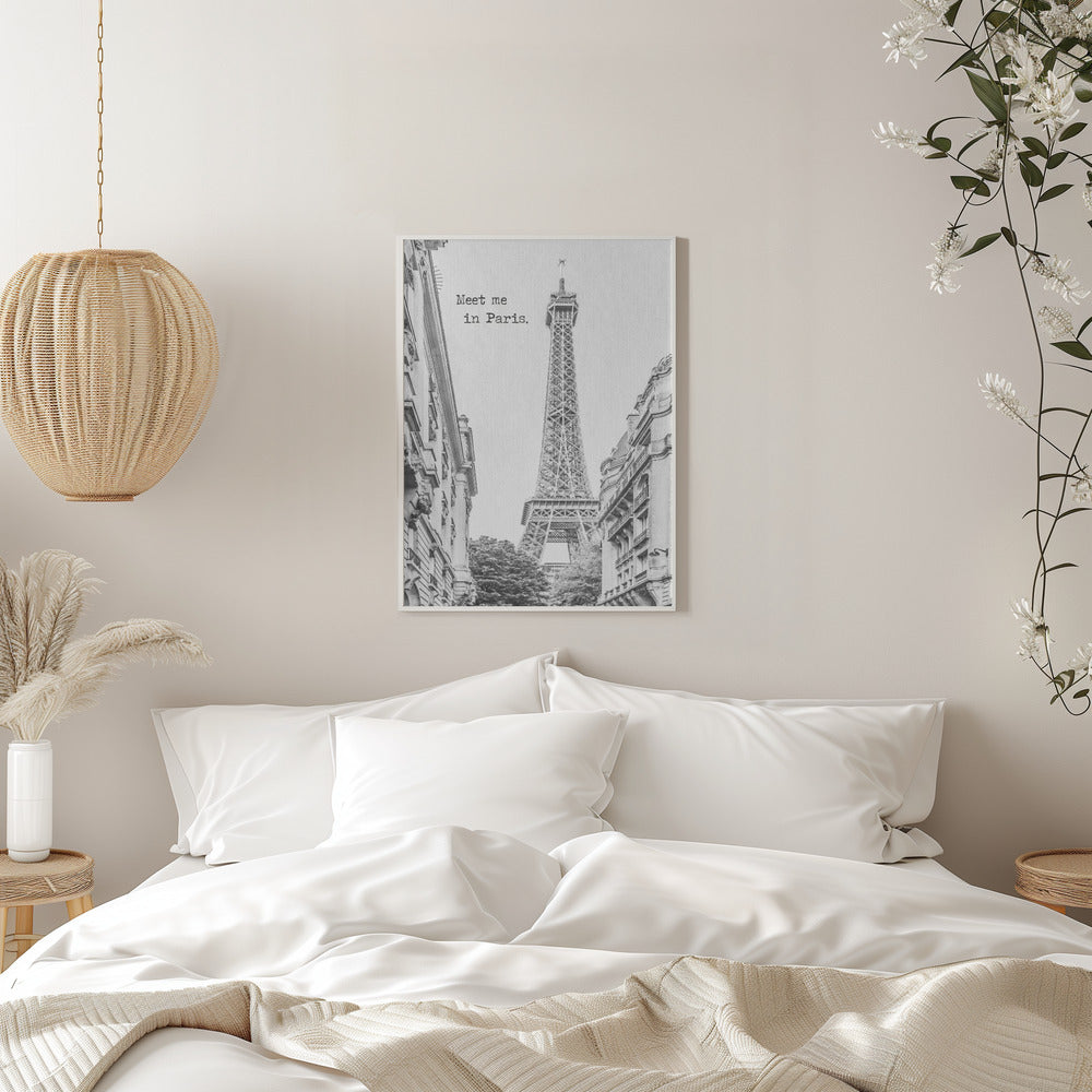 Wall art Meet me in Paris