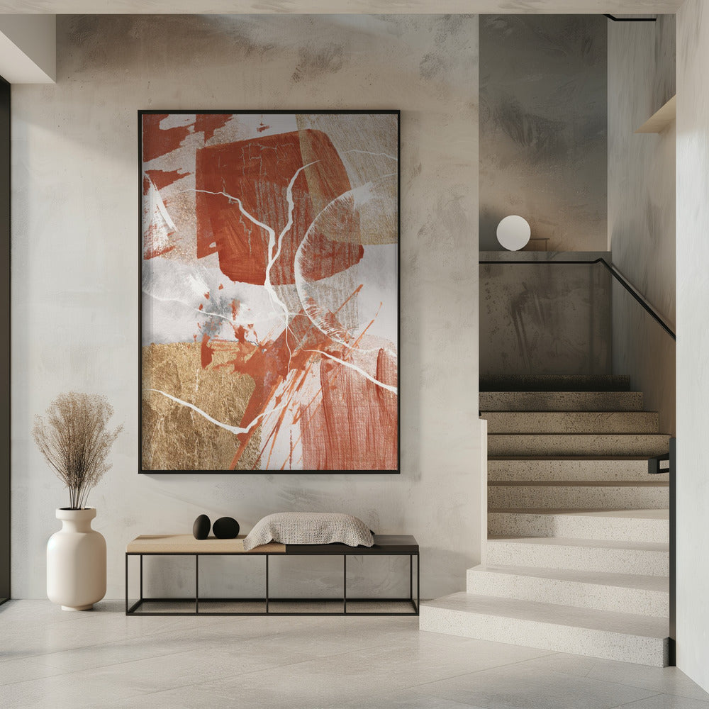 Décoration murale Globe doré 2