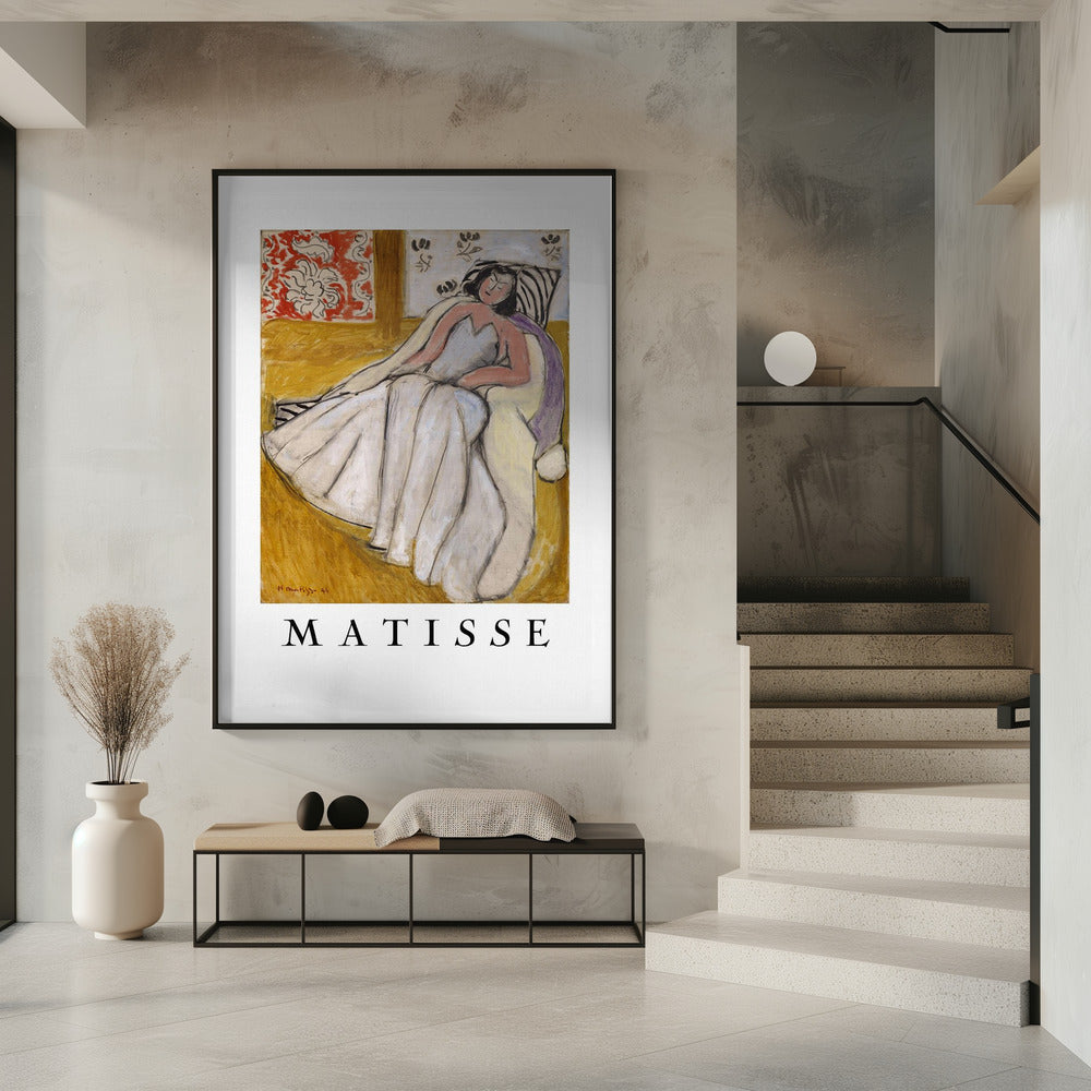 Wall art Jeune Femme à La Pelisse Blanche