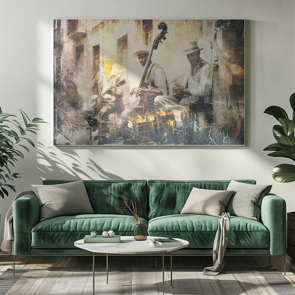 Wall art Music Art Illustration 11 Jazz Band