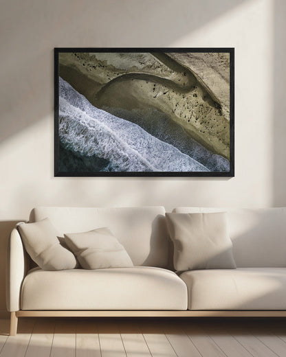 Wall art Big Sur Aerial