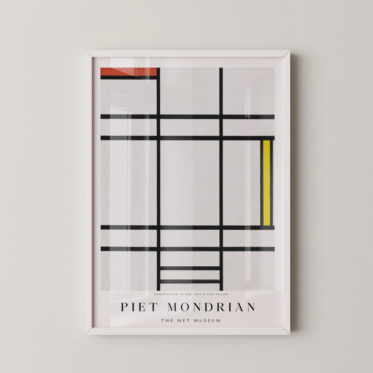 Piet Mondrian - Composition 1936 PRINT | Mid-Century Modern Art Print (available handframed or unframed)