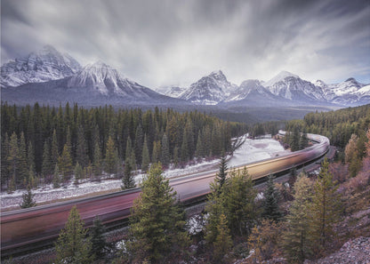 Wall art Fast train