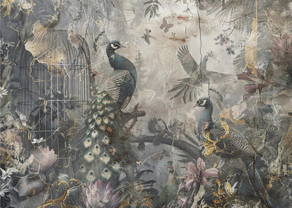 Décoration murale Oiseau Oiseaux Animal Illustration vintage Décoration murale 17