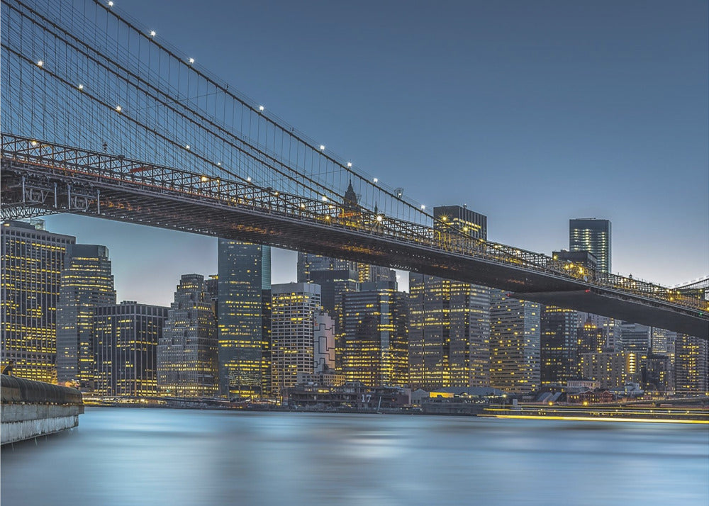 Wall art New York - Blue Hour over Manhattan