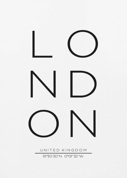 Wall art LONDON