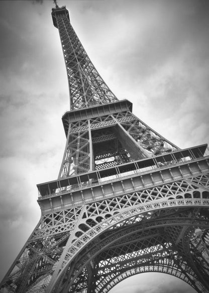 Black and White Eiffel Tower Canvas Wall Art | PARIS Eiffel Tower