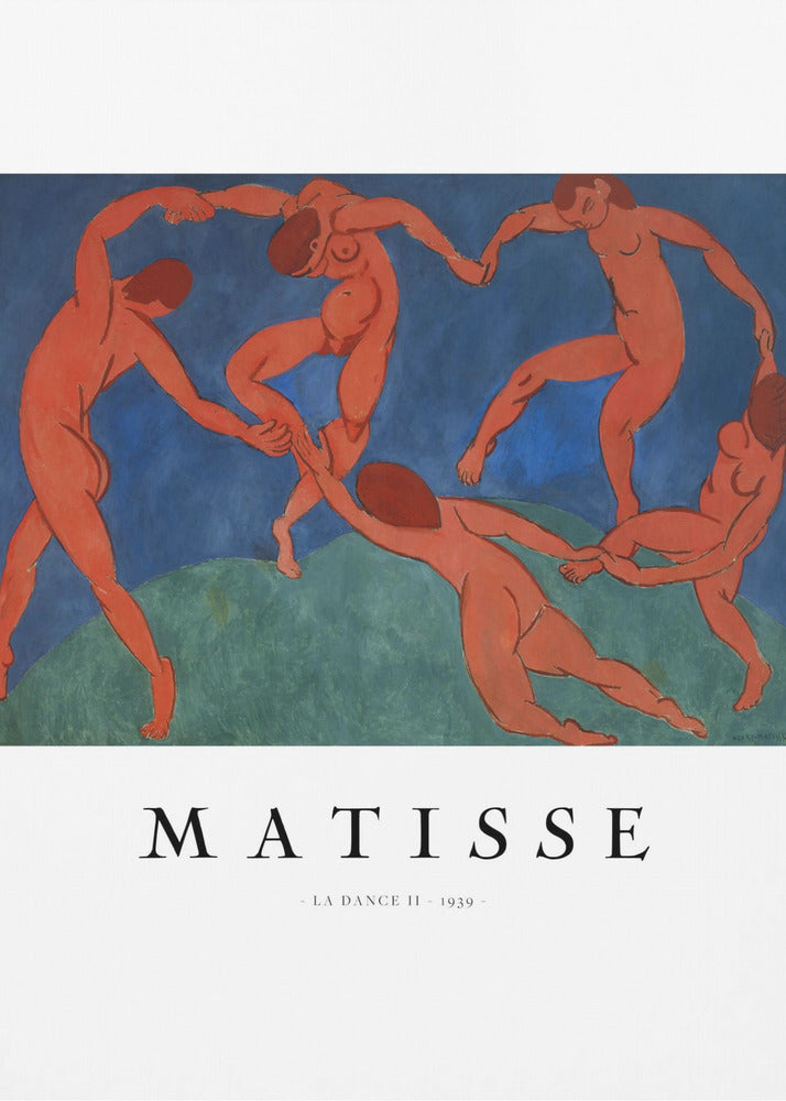 Wall art La Danse II By Henri Matisse